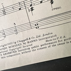 You’re Blade Piano Voice Sheet Music Harms Bruce Sievier Ord Hamilton 1932