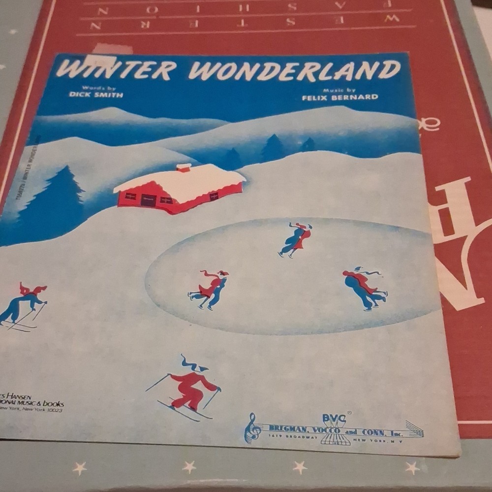Winter Wonderland Sheet Music Holiday Solo Piano/Voice