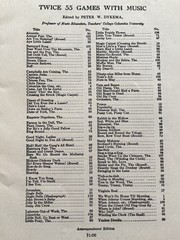 Twice 55 Games With Music 1924 C. C. Birchard & Co. Boston Music Book