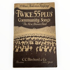 Vintage Twice 55 Plus Community Songs The New Brown Book CC Birchard Co
