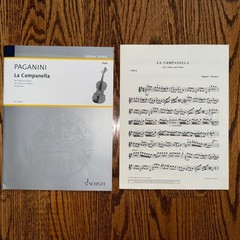 Paganini La Campanella for Viola and Piano (Primrose) ED 10414