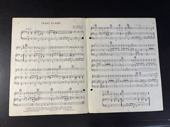 Vintage Sheet Music TICKET TO RIDE by THE BEATLES Northern Songs 1965-3621