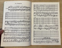 Kalmus Vocal Scores with Latin Text, W. A. Mozart, Requiem, Te Deum, Lot of 4