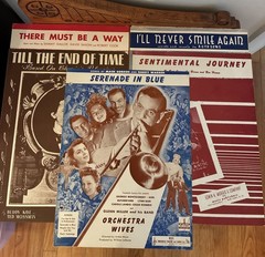 Vintage Antique Mixed Lot of 5 Sheet Music From 1930’s Various Artists Genres #D