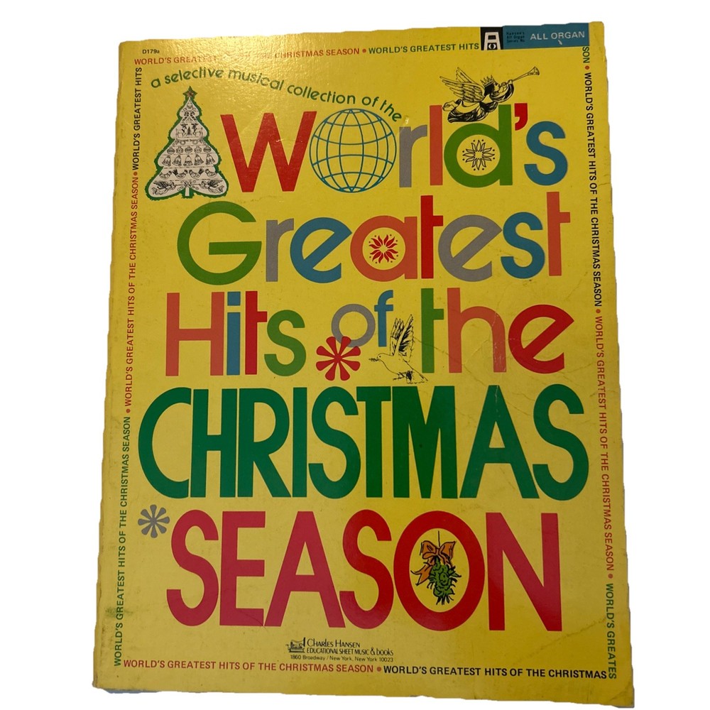 World&rsquo;s Greatest Hits of the Christmas Season Sheet Music Book Charles Hansen