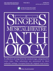 Singer&rsquo;s Musical Theatre Anthology Vol 4 Soprano Vocal Piano Book & Online Audio
