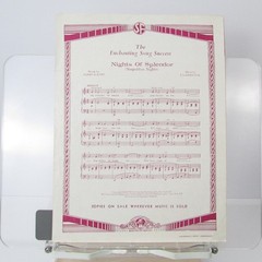 Lady of Spain Sheet Music Eddie Fisher P/V/G Shapiro Bernstein 1952 Piano Guitar