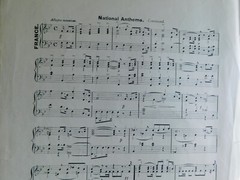 8 National Anthems: Amer Austria Engl France Germany Russia Spain Sweden- sheet