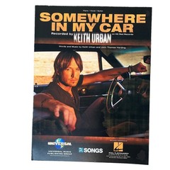 Somewhere in My Car Sheet Music Piano Guitar Vocal Keith Urban New Hal Leonard