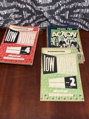 Huge Vintage Gospel Choir Songbook Lot Rodeheaver Low Voice Sacred Music