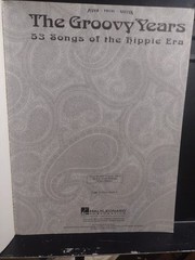 1960&rsquo;s Pop Rock Comp. Songbook The Groovy Years 53 Songs Piano Guitar 207Pgs VG