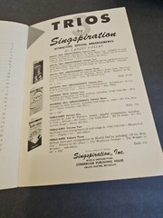 HIGH VOICE #5 VINTAGE SHEET MUSIC 1960 SINGSPIRATION EVANGELICAL GOSPEL WORSHIP