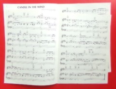 Candle In The Wind Sheet Music Elton John Piano Vocal Guitar Australia US SELLER