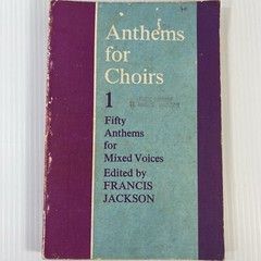 Anthems for Choirs Vol 1 2 3 and 4 Lot 4 Religious Choral Vocal Music Book