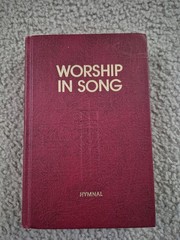 WORSHIP IN SONG Nazarene Hymnal 1972 Red Hardcover Lillenas Publishing Song Book