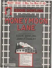 Mary Dear, (I Miss You Most Of All) from Honeymoon Lane 1926 Vintage Sheet Music