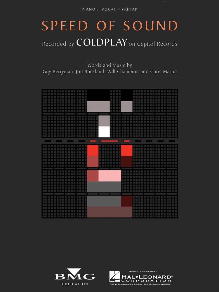 Speed of Sound Song by Coldplay Piano Sheet Music Guitar Chords Vocal Lyrics