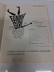 Funny Girl Vocal Selections (1981, Trade Paperback)