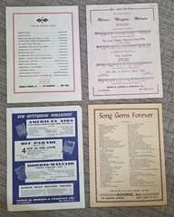 Vintage 1940 & 1950 Sheet Music Various Artists Various Publishing Musicals (14)