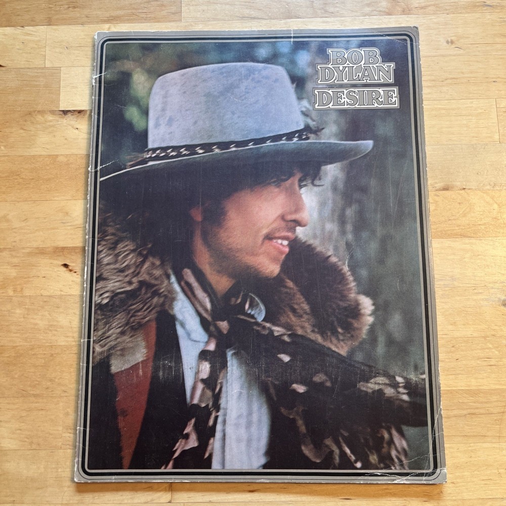 Vintage Bob Dylan Desire Sheet Music Songbook Lyrics 1st Printing 1976 RARE
