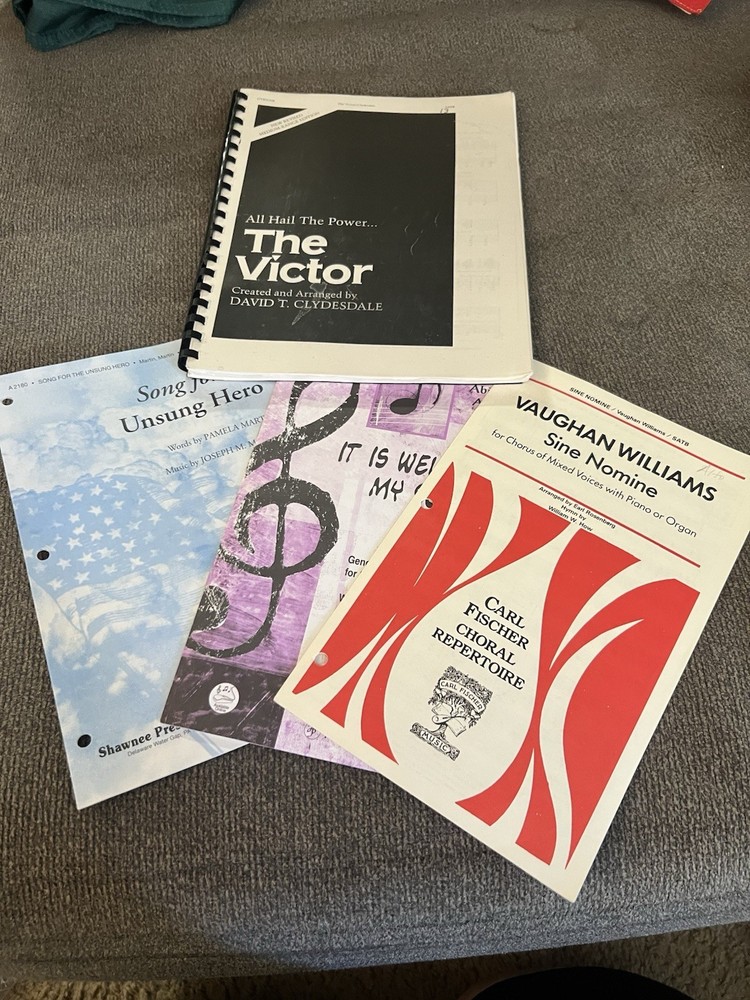 Vintage Church Choir Sheet Music Lot David T Clydesdale Vaughan Williams SATB