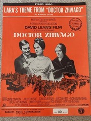 1965 LARA&rsquo;S THEME (Instrumental) from DOCTOR ZHIVAGO Sheet Music Maurice Jarre