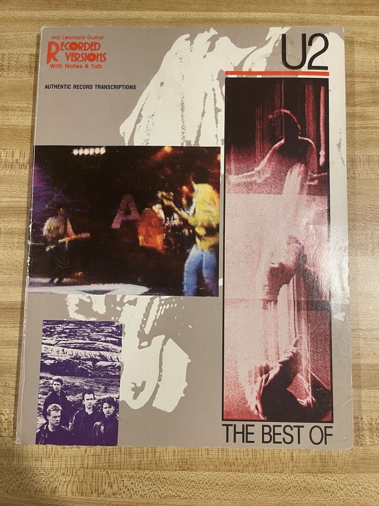 U2 Hal Leonard Sheet Music Tabulature Electric Guitar Rock Band HL00694410