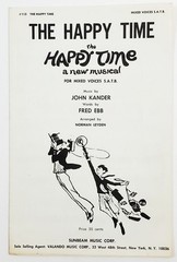 « The Happy Time » Sheet Music Vocal Score Words Fred Ebb Music John Kander 1967
