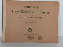 Ashford Simple Organ Voluntaries, Lorenz Publishing Co 1903