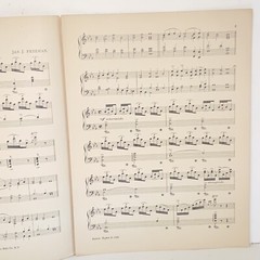 Antique 1901 Easter Hymn Piano Sheet Music by Jas J Freeman