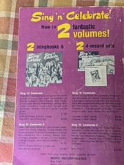 Vintage Song Books For Boys And Girls Songs For Jesus Choir Chorus Youth