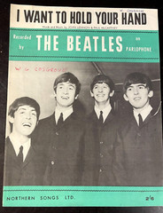 THE BEATLES SHEET MUSIC 1963 I WANT TO HOLD YOUR HAND NORTHERN SONGS-3506