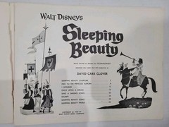 1959 Sleeping Beauty-Walt Disney Piano Music Book Vintage- Rare