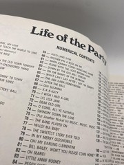 Vtg Life Of The Party Lyric Booklet 175 Songs Big 3 Music USA 1976 Songbook