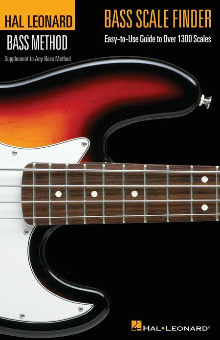 BASS Scale Finder MUSIC BOOK 6 inch x 9 inch GUIDE Over 1,300 Scales NEW ON SALE