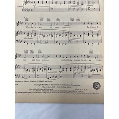 1940 Vintage Yours Is My Heart Alone Sheet Music Harry B Smith/ Franz Lehar