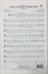 Lift Up Your Heads O Mighty Gates SATB Organ Sheet Music By Robert J. Powell