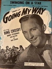 Vintage Mixed Lot of 5 Sheet Music 1940’s-50’s Bing Crosby Classics from Movies