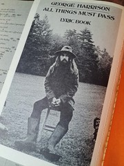 George Harrison Songbook 1rst Edition 1970 Complete Poster Lyrics Charts Intact
