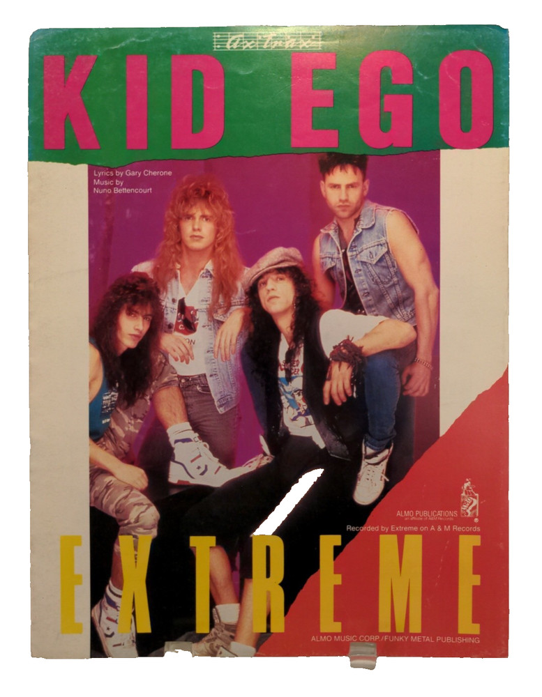 Kid Ego Sheet Music Extreme Piano Chords 80s Rock & Roll F2S