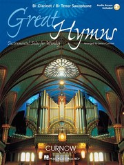Great Hymns Clarinet Tenor Sax Solo Christian Sheet Music Play-Along Book Audio