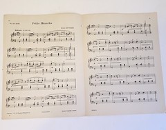 Vintage 1941 Petite Mazurka For Piano by Ella Ketterer Sheet Music