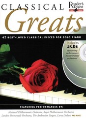 Classical Greats Piano Solo Sheet Music Intermediate-Advanced Book CD Pack