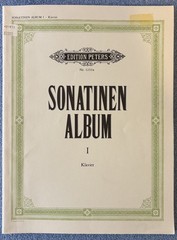 Songbook: SONATINEN ALBUM, I, Klavier, Edition Peters, thought to be early 2020s