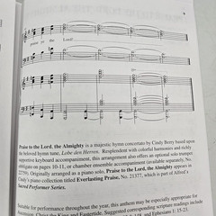 Praise To The Lord Almighty SATB Choir Lyrics Piano Church Sheet Music Christian