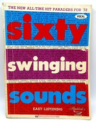 Sixty Swinging Sounds ♫ Easy Listening ♫ Songbook Piano / Vocal Sheet Music