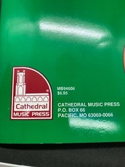 CATHEDRAL Favorite Carols for Violin Solos with Piano Accompaniment MB94606
