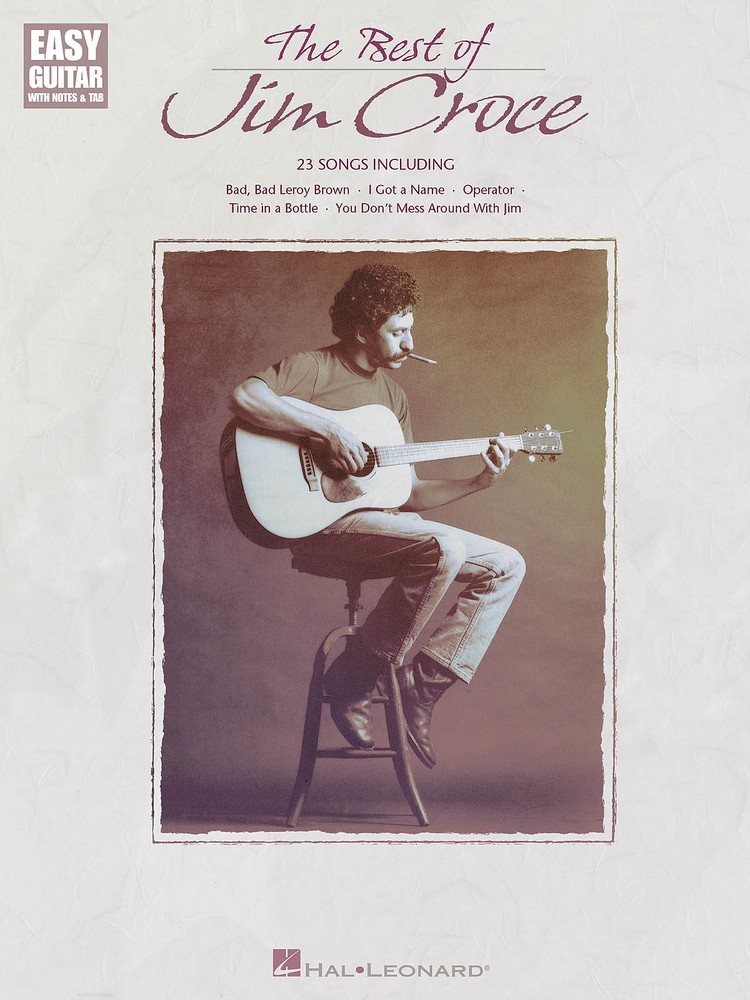 Best of Jim Croce Easy Guitar Tab Sheet Music Chords 23 Pop Folk Songs Book