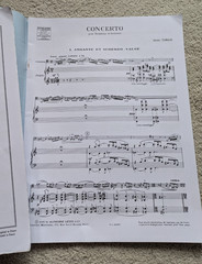Henri Tomasi Concerto for Trombone and Orchestra Piano Reduction Leduc France