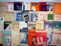 Vintage Sheet Music Lot of 31 Piano Song Books Ephemera 1930s -1950s Show Tunes
